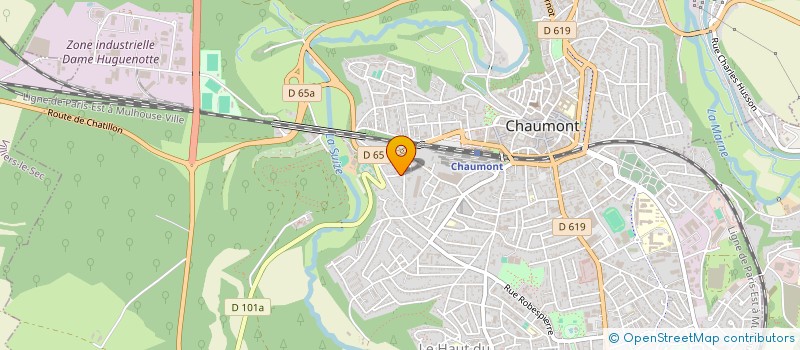 localisation de l'entreprise MADAME JULIA BLANCHARD à CHAUMONT