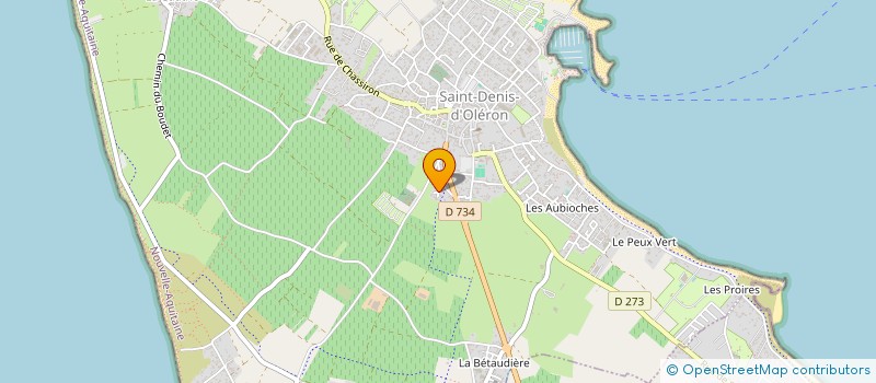 localisation de l'entreprise MADAME JULIA BOBE  SAINT-DENIS-D'OLERON