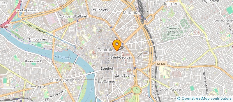 localisation de l'entreprise MADAME JULIA BONNAUD  TOULOUSE