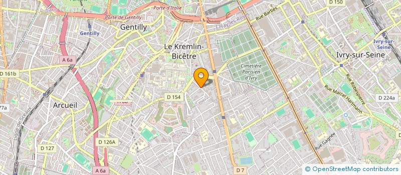 localisation de l'entreprise MADAME JULIA BOSNET  LE KREMLIN-BICETRE