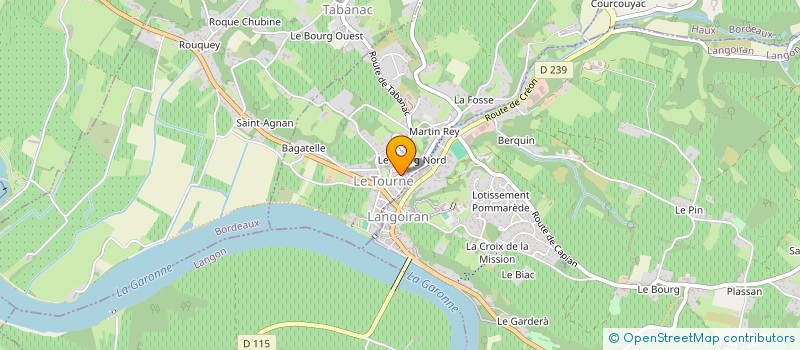 localisation de l'entreprise MADAME JULIA BOULENOUAR-TOFFOL  LE TOURNE