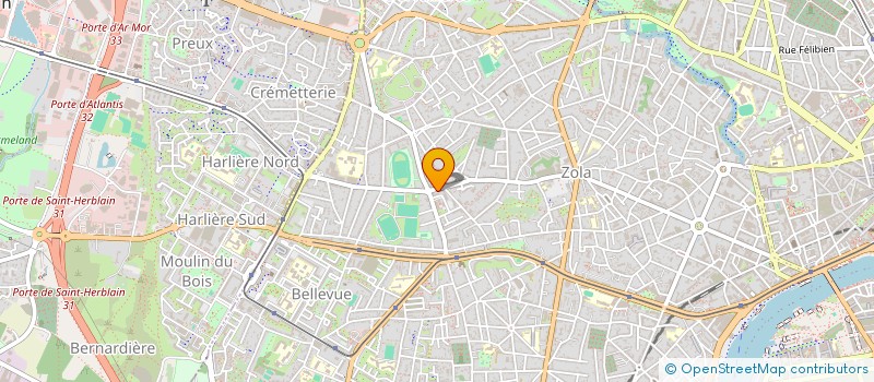 localisation de l'entreprise MADAME JULIA BOURLIER à NANTES
