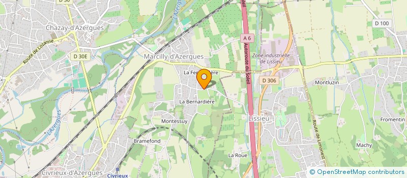 localisation de l'entreprise MADAME JULIA BOUVIER  LISSIEU