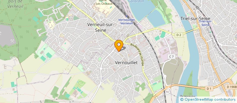 localisation de l'entreprise MADAME JULIA BOWLEY à VERNOUILLET