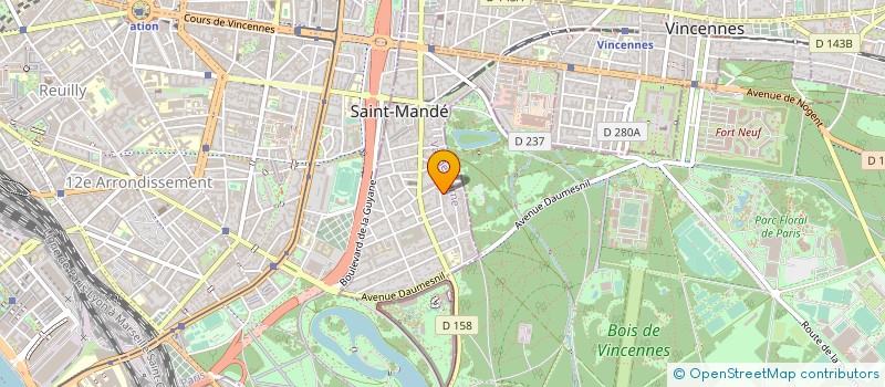 localisation de l'entreprise MADAME JULIA BRAMI  SAINT-MANDE