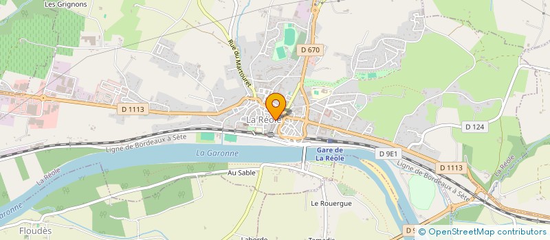 localisation de l'entreprise MADAME JULIA BRESSON à LA REOLE