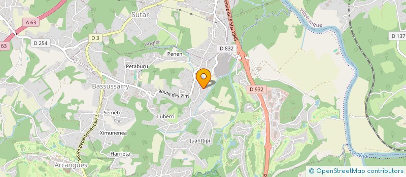 localisation de l'entreprise MADAME JULIA BRESSON  BASSUSSARRY