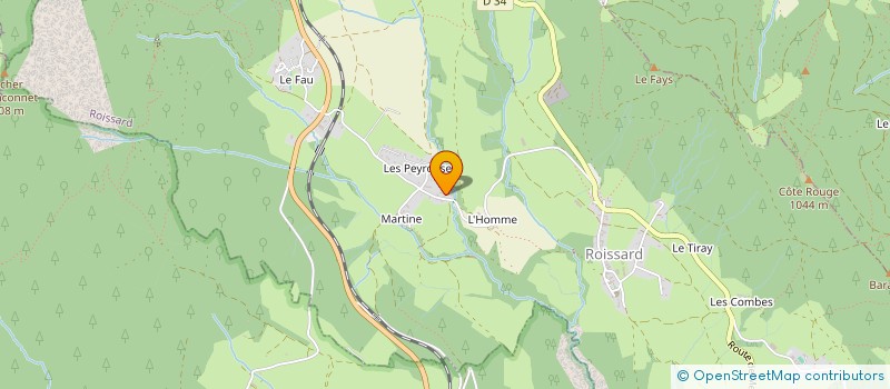 localisation de l'entreprise MADAME JULIA BRONNER  ROISSARD