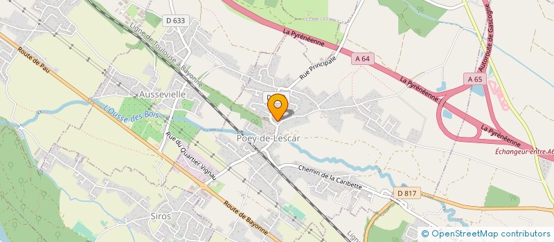 localisation de l'entreprise MADAME JULIA BROUTIN  POEY-DE-LESCAR