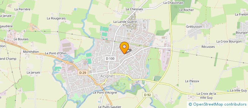 localisation de l'entreprise MADAME JULIA CARMEN ALCOCK  ACIGNE