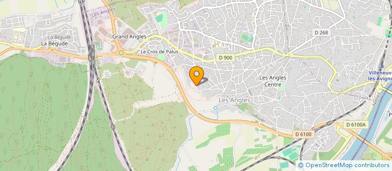 localisation de l'entreprise MADAME JULIA CARNEVALE  LES ANGLES