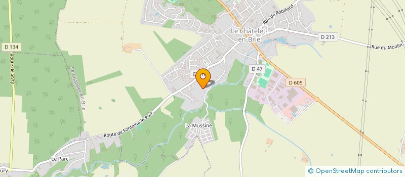 localisation de l'entreprise MADAME JULIA CARREIRA  LE CHATELET-EN-BRIE