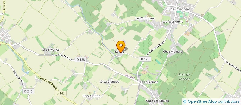 localisation de l'entreprise MADAME JULIA CAVRET  CHERMIGNAC