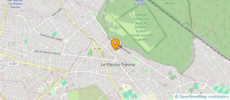 localisation de l'entreprise MADAME JULIA CELDRAN à LE PLESSIS-TREVISE
