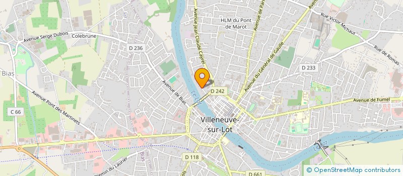 localisation de l'entreprise MADAME JULIA CELERIER  VILLENEUVE-SUR-LOT