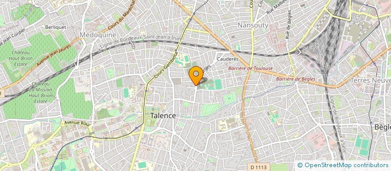localisation de l'entreprise MADAME JULIA CHATAIN à TALENCE