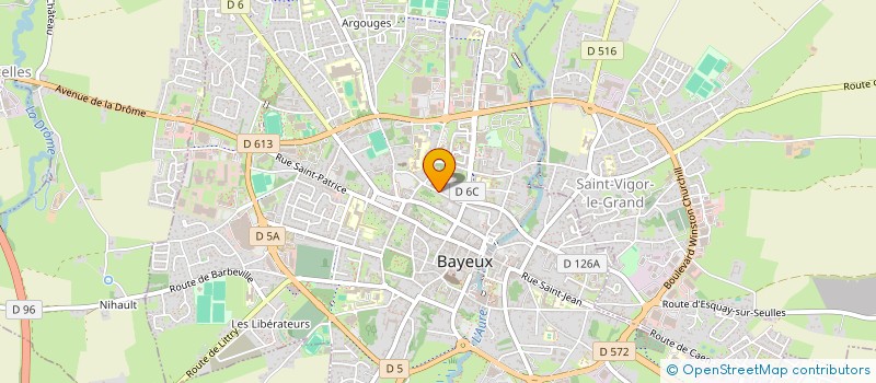 localisation de l'entreprise MADAME JULIA CHATEL à BAYEUX