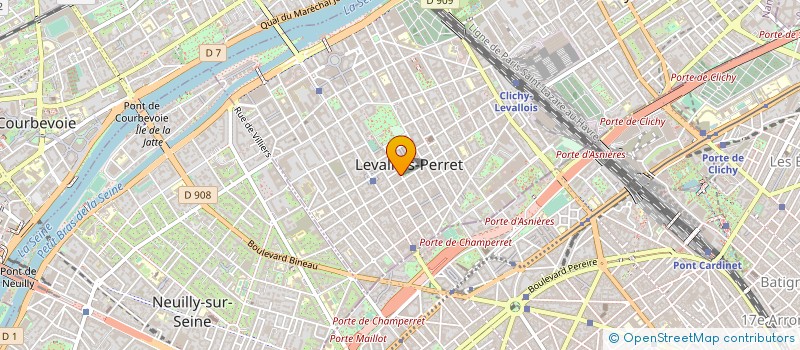 localisation de l'entreprise MADAME JULIA CHIPART à LEVALLOIS-PERRET
