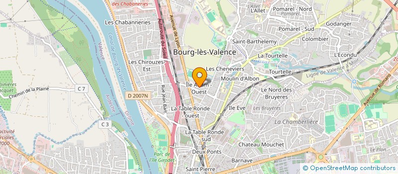 localisation de l'entreprise MADAME JULIA CIZERON  BOURG-LES-VALENCE