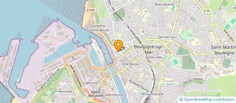 localisation de l'entreprise MADAME JULIA CLEMENT à BOULOGNE-SUR-MER