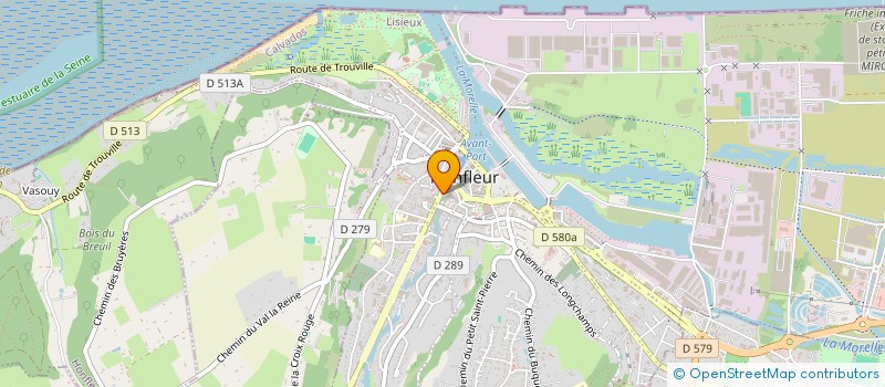 localisation de l'entreprise MADAME JULIA CLODIUS  HONFLEUR