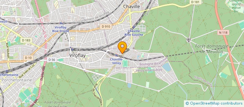 localisation de l'entreprise MADAME JULIA COIFFARD  VIROFLAY