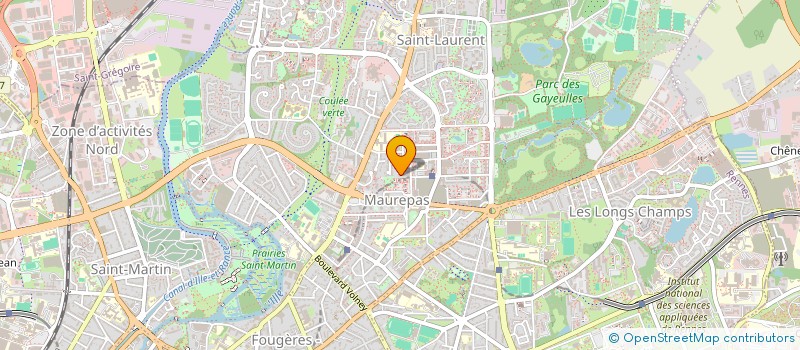 localisation de l'entreprise MADAME JULIA COMBEL  RENNES