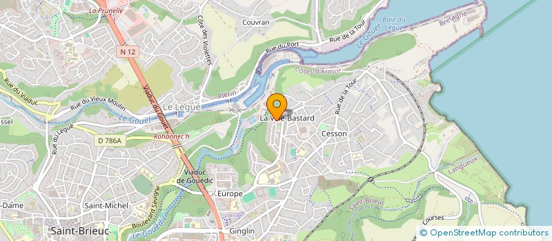 localisation de l'entreprise MADAME JULIA COMMEREUC à SAINT-BRIEUC