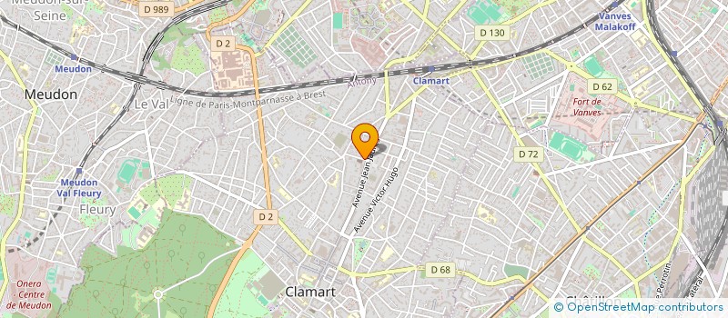 localisation de l'entreprise MADAME JULIA COQUELLE à CLAMART