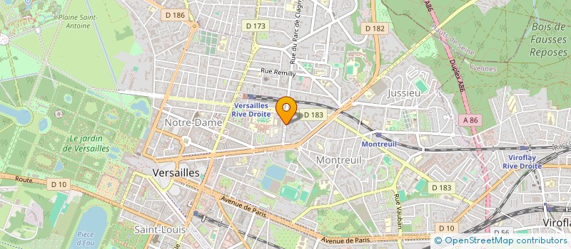 localisation de l'entreprise MADAME JULIA CORNIERE à VERSAILLES