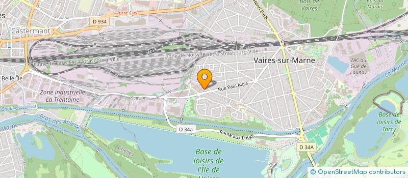 localisation de l'entreprise MADAME JULIA CORREIA DE MAGALHAES  VAIRES-SUR-MARNE