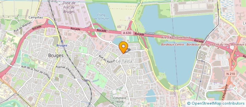 localisation de l'entreprise MADAME JULIA COUET  BRUGES