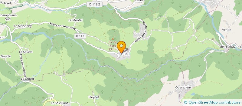 localisation de l'entreprise MADAME JULIA COUTTET  BARD