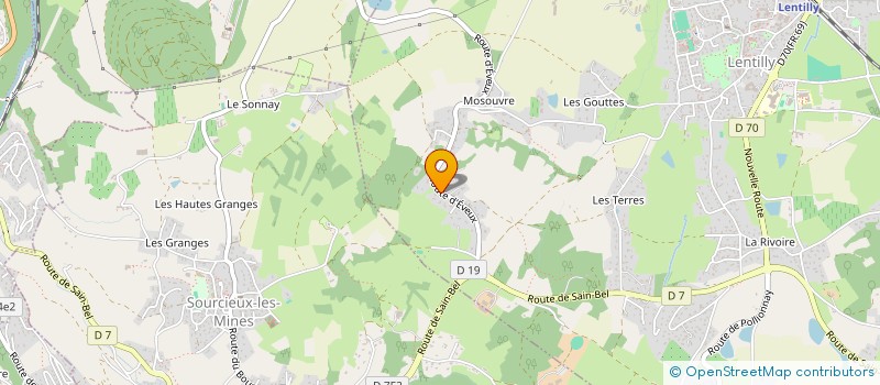 localisation de l'entreprise MADAME JULIA CRUSOT  BRON