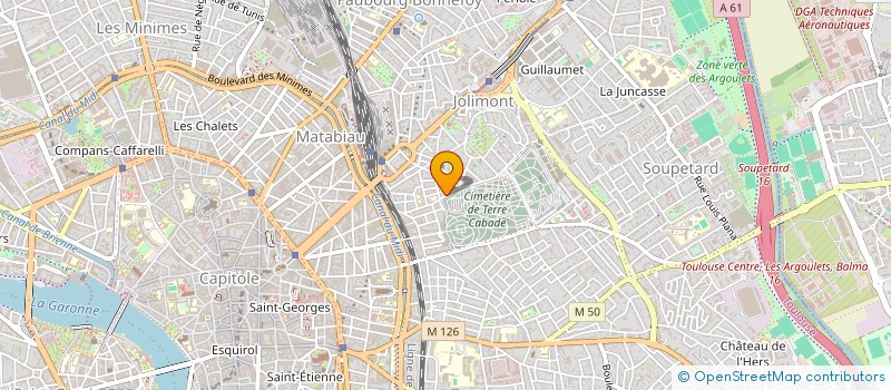 localisation de l'entreprise MADAME JULIA DA SILVA CORREIA  TOULOUSE