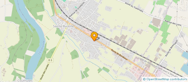 localisation de l'entreprise MADAME JULIA DANDINE  SAINTE-BAZEILLE