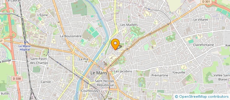 localisation de l'entreprise MADAME JULIA DASIC à LE MANS