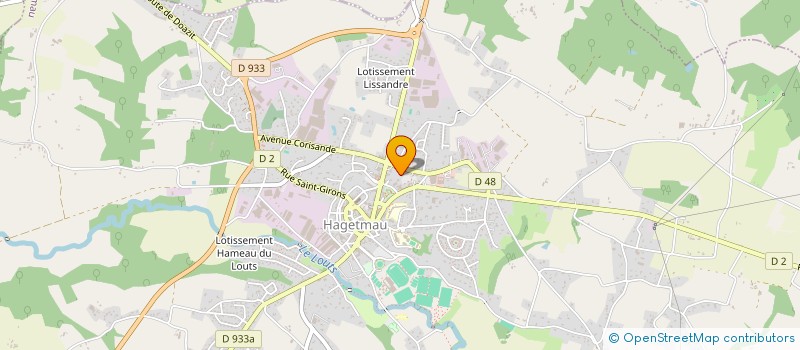 localisation de l'entreprise MADAME JULIA DAUBA à HAGETMAU