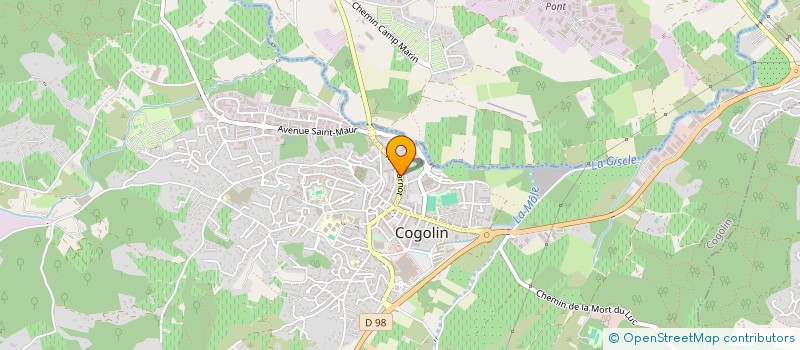 localisation de l'entreprise MADAME JULIA DE LOS MUROS  COGOLIN