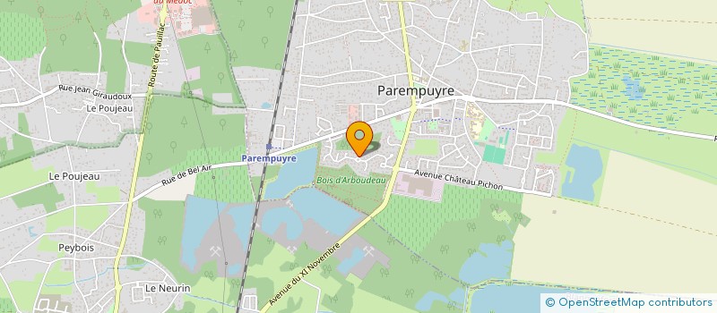 localisation de l'entreprise MADAME JULIA DEL CASTILLO  PAREMPUYRE