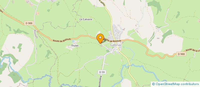 localisation de l'entreprise MADAME JULIA DELAGE  GABRIAC