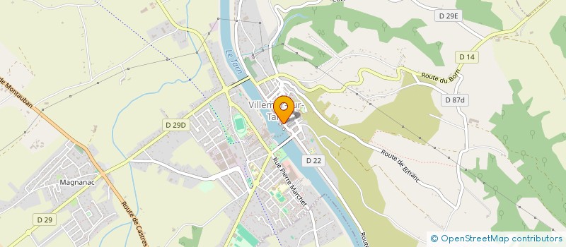 localisation de l'entreprise MADAME JULIA DELARUE  VILLEMUR-SUR-TARN