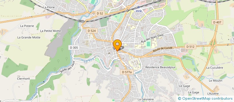 localisation de l'entreprise MADAME JULIA DELPECH à VIRE NORMANDIE