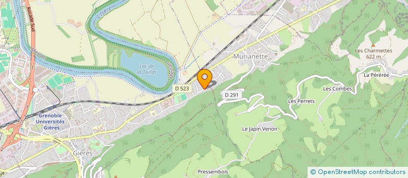 localisation de l'entreprise MADAME JULIA DENIS  GIERES