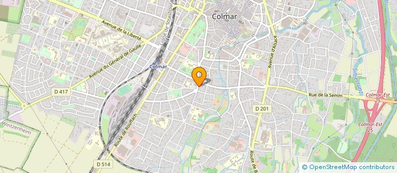 localisation de l'entreprise MADAME JULIA DESENCLOS  COLMAR