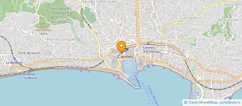 localisation de l'entreprise MADAME JULIA DIAZ CADENAS à CANNES