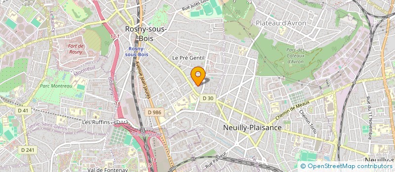 localisation de l'entreprise MADAME JULIA DIDIER à ROSNY-SOUS-BOIS