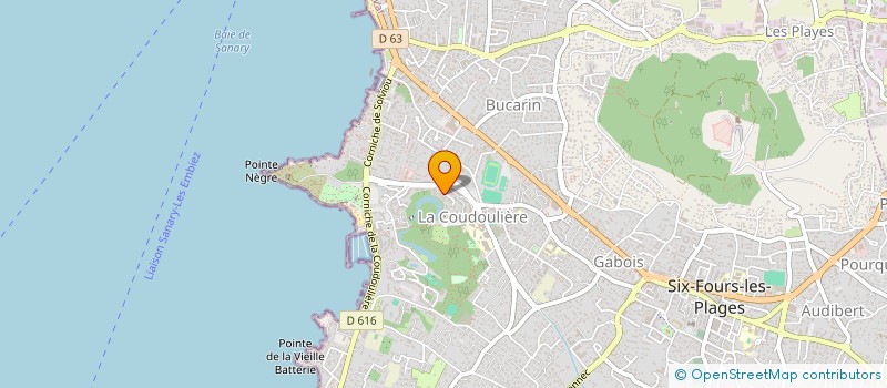 localisation de l'entreprise MADAME JULIA DJAOUI à SIX-FOURS-LES-PLAGES
