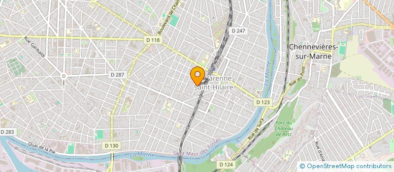 localisation de l'entreprise MADAME JULIA ELBAZ à SAINT-MAUR-DES-FOSSES