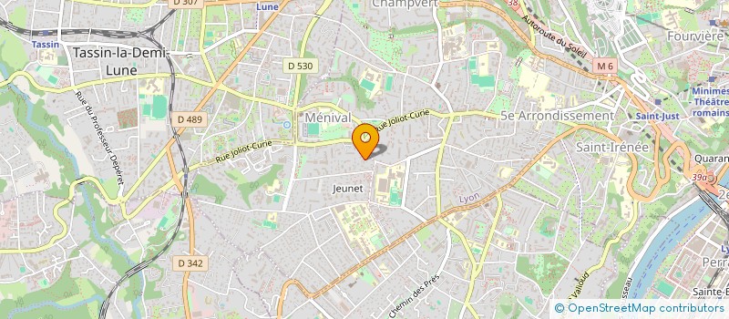 localisation de l'entreprise MADAME JULIA EMONOT à LYON